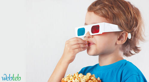 مشاهدة الأفلام تساعد في علاج كسل العين لدى الأطفال