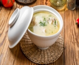 شوربة حب بالدجاج