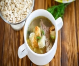 شوربة الشوفان بالدجاج