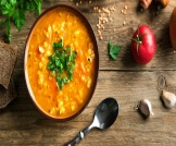 طريقة عمل شوربة العدس بالخضار والشوفان