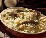 طاجن أرز معمر بالحمام