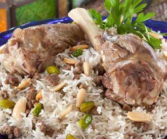 وصفة لتحضير أرز شرقي بموزات الغنم بطريقة صحية