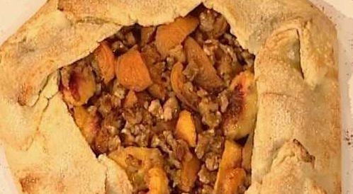 فطيرة الخوخ والمشمش