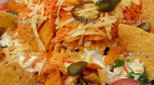 سلطة التاكو بالدجاج
