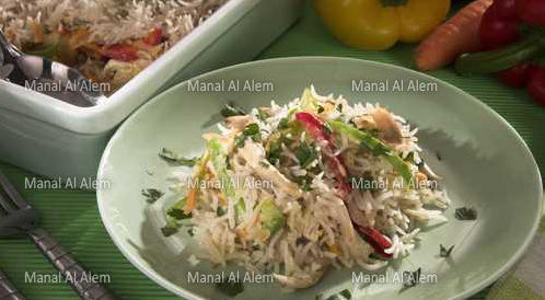 دجاج بالكريمة مع الأرز - ويب طب