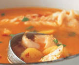 شوربة السمك بالخضار