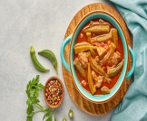 عمل يخنة الباميا بطريقة صحية
