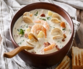 شوربة السمك بالكريمة
