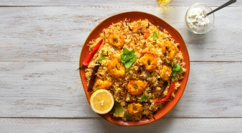 برياني الجمبري - ويب طب