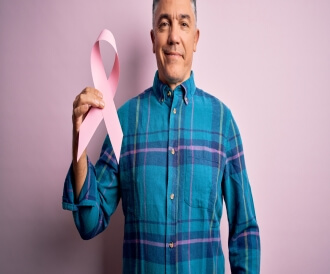 أعراض سرطان الثدي عند الرجال بالصور