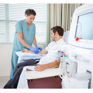 مرحلة غسيل الكلى الدموي