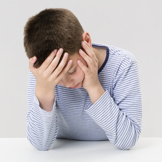 أعراض الإصابة للأطفال