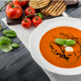 4. تزيين الحساء