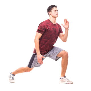 5. تمرين انقسام القرفصاء (Split squat) 5. تمرين انقسام القرفصاء (Split squat)