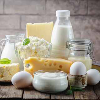 1. منتجات الألبان