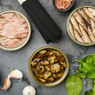 4. الأطعمة الغنية بالبروتين