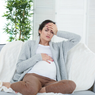 أعراض بواسير الحمل الخارجية