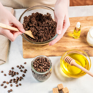 ماسك القهوة والعسل