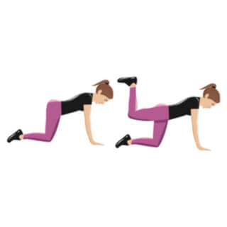 3. اليوغا بوضعية القط رباعي الأرجل