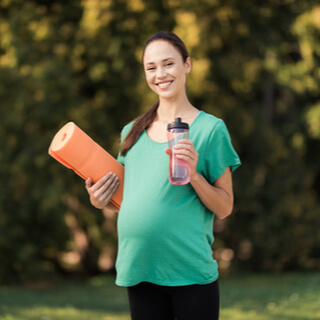 فوائد ممارسة التمارين في الشهر التاسع