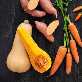 1. الخضار البرتقالية 1. الخضار البرتقالية