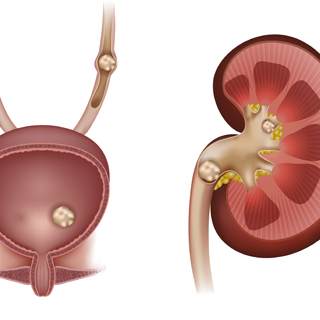 2. حصى الكلى