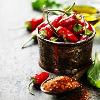 الطعام الحار