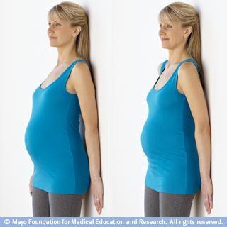 إمالة الحوض أثناء الوقوف