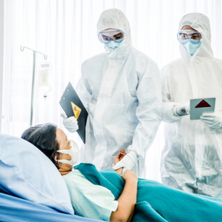 التعامل مع المصابين بمرض فيروس كورونا المستجد