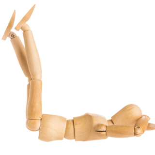 تمارين الساق العمودية لشد البطن.