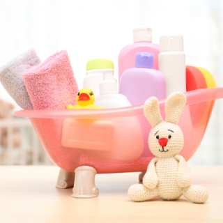 تجهيز مستلزمات الاستحمام