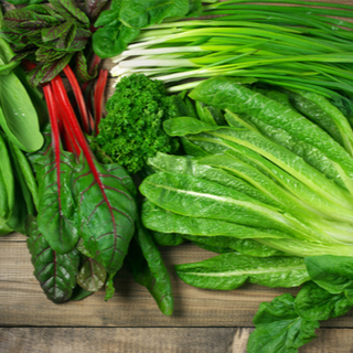 1. الخضار الورقية 1. الخضار الورقية