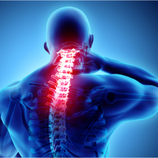 علاج آلام الرقبة الناتج عن ضغط الأعصاب.