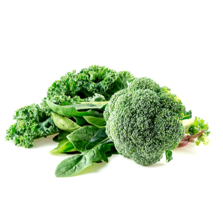 2. الخضار الورقية الخضراء