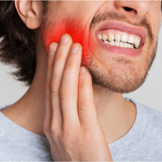 2. ألم في الفك