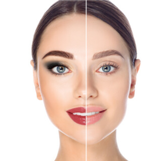 2. إزالة المكياج