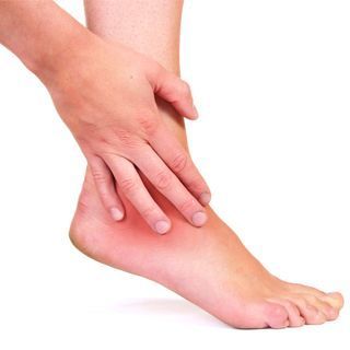 أعراض إصابات الكاحل