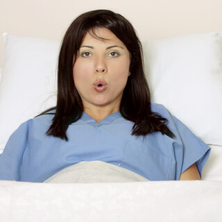 2. التنفس المتسارع الخفيف