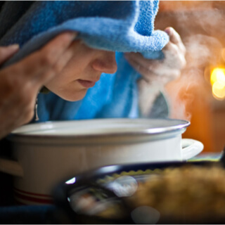 6. استنشاق البخار 6. استنشاق البخار