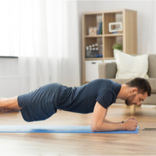 تمرين البلانك  تمرين البلانك