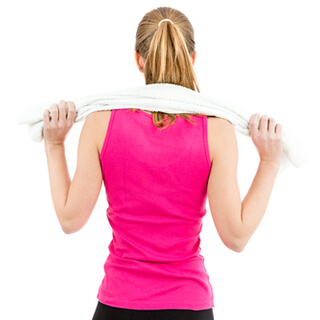 4. تمدد المنشفة Towel stretch