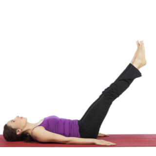 5.تمرين رفع الساقين (Leg raises)