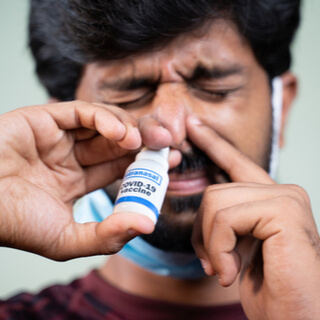 الطريقة الخامسة: عن طريق الأنف (Intranasal route) الطريقة الخامسة: عن طريق الأنف (Intranasal route)