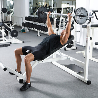 2. Incline bench press 2. Incline bench press