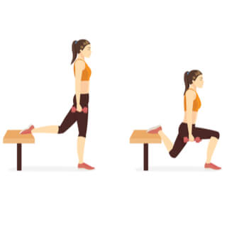 9. bulgrian split squat 9. bulgrian split squat