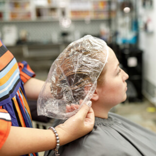 تغطية الشعر