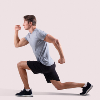 3. تمرين الاندفاع للأمام (Forward Lunges) 3. تمرين الاندفاع للأمام (Forward Lunges)