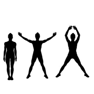 2. تمرين القفز المفتوح