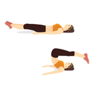 3. التدحرج (Pilates Roll Over) 3. التدحرج (Pilates Roll Over)