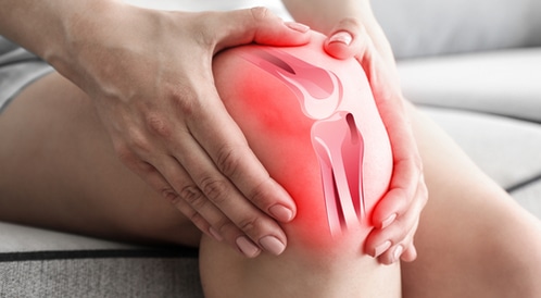 What is the treatment for roughness in the knee?
